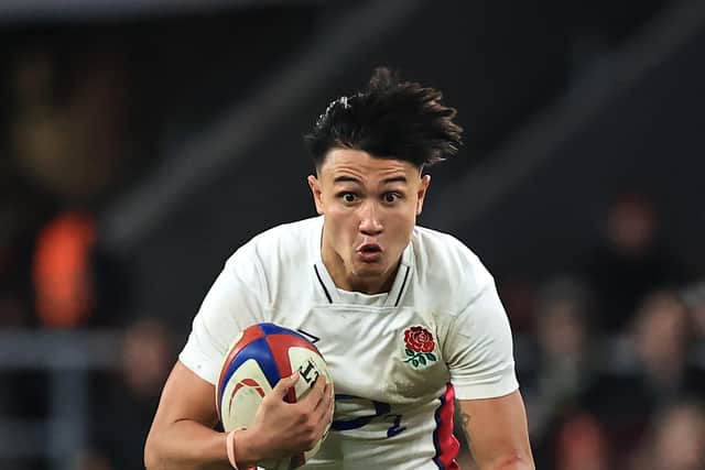 Marcus Smith of England runs with the ball against South Africa at Twickenham. (Picture: David Rogers/Getty Images)