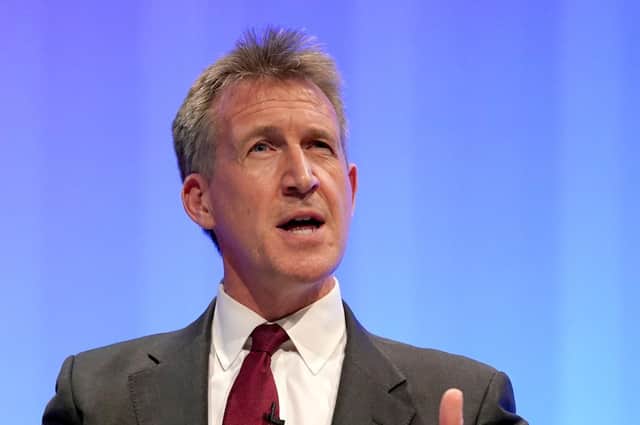Mayor of South Yorkshire, Dan Jarvis speaks at the Labour Party conference in Brighton (PA)