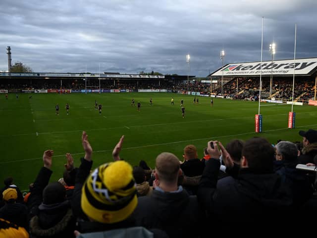 STAYING PUT: Castleford Tigers want to develop their Wheldon Road home. Picture: Getty Images.