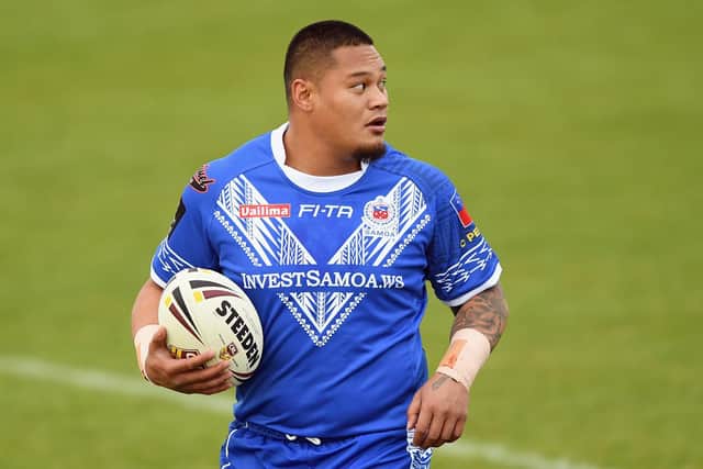 JOEY LEILUA: The new Featherstone Rovers signing is a Samoan international. Picture: Getty Images.