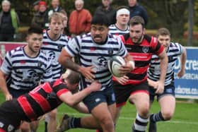 Pocklington Rugby Club player Albert Onelei has joined up with the Samoa squad for the game against a star-studded Barbarians. Photo courtesy of Phil Gilbank