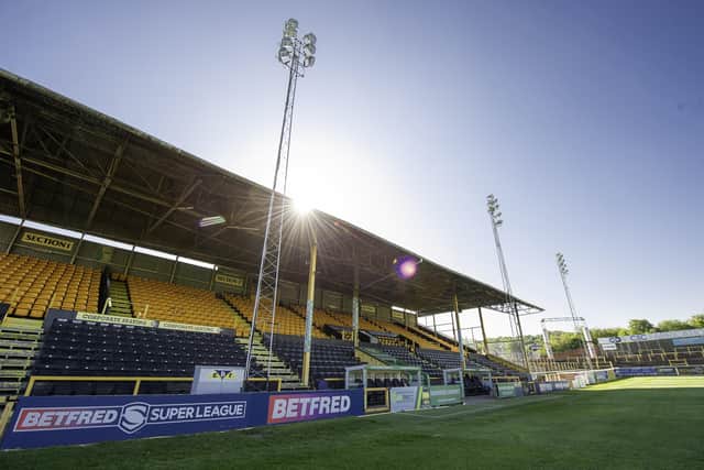 Cash boost: Tigers are planning to improve their current stadium with the help of money from Wakefield Council. Picture by Allan McKenzie/SWpix.com