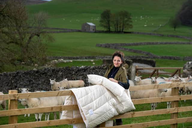 Sophie Platts who has launched a range of sustainable wool bedding
