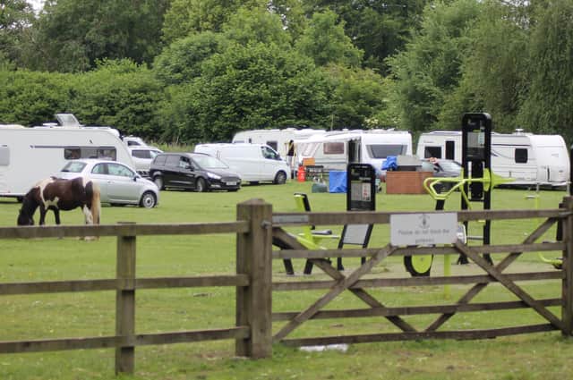 Travellers gained access to Pocklington’s West Green on Friday, June 25.