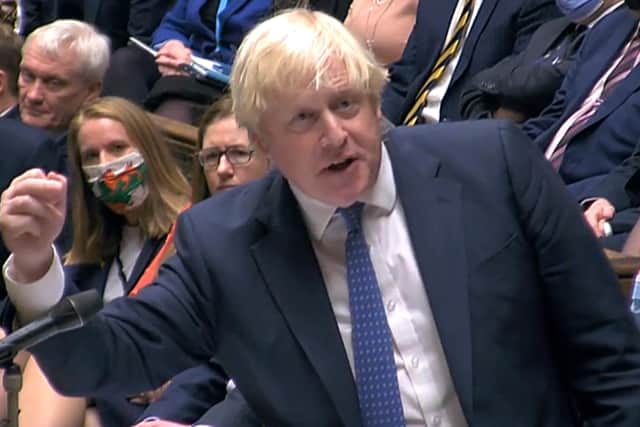 Boris Johnson at Prime Minister's Questions after a torrid few weeks.