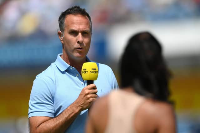 Former England captain and Television and radio broadcaster Michael Vaughan Picture: Stu Forster/Getty Images