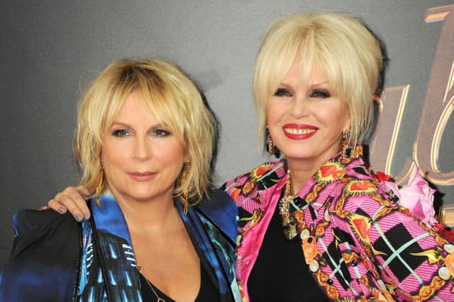 Picture of Joanna Lumley and Jennifer Saunders.