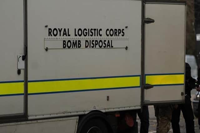A Second World War bomb is to be exploded this morning