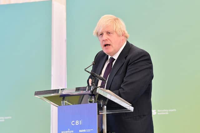 Boris Johnson. Picture by FRANK REID.