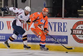 GOING NOWHERE: Andreas Valdix wiull remain with Sheffield Steelers for the foreseeable future. Picture: Dean Woolley.