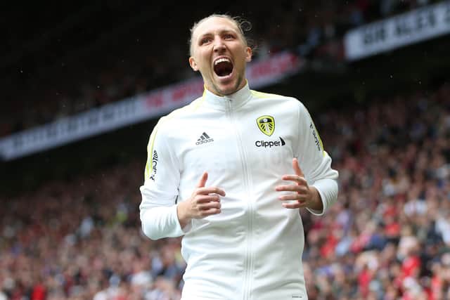 Almost there: Leeds defender Luke Ayling is on the brink of returning to action after an injury lay-off.  (Photo by Alex Morton/Getty Images)