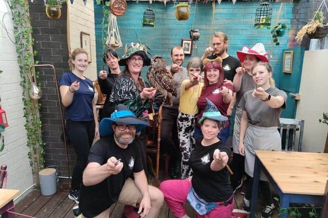 The wizarding world inspired tea room in Broomhill celebrates all things Harry Potter and magical.