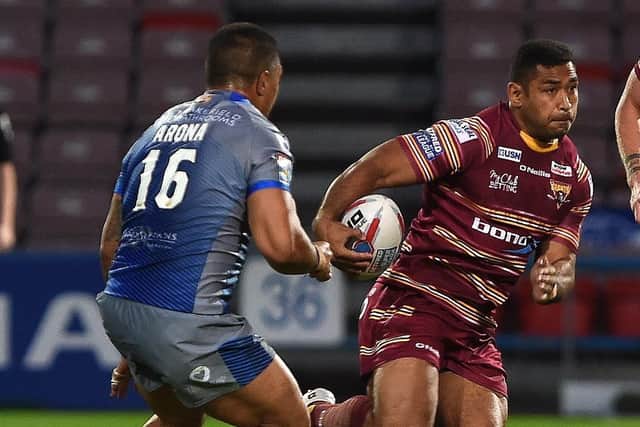Seb Ikahihifo is also back at Huddersfield after two years with Salford (Picture: RL Photos)