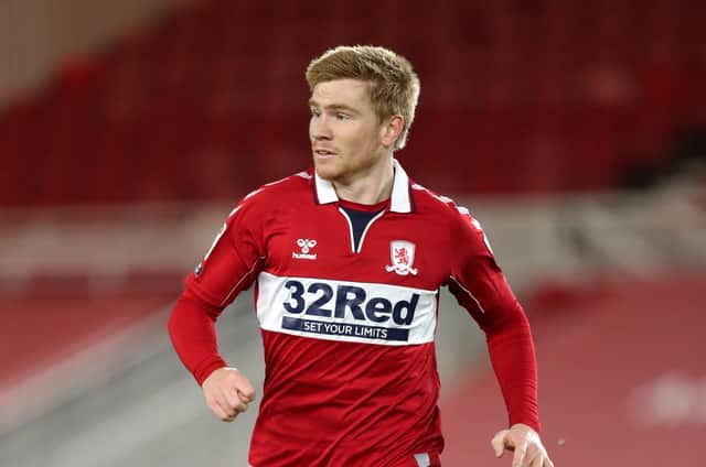 Two-goal Duncan Watmore, who scored two goals for Middlesbrough at Huddersfield.