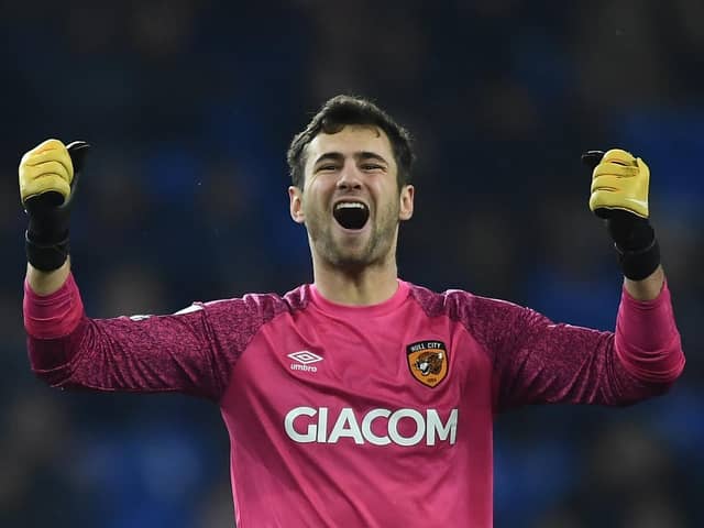 Nathan Baxter made a number of important saves to help Hull City to a  2-1 success over Millwall at the MKM Stadium. Picture: Getty Images