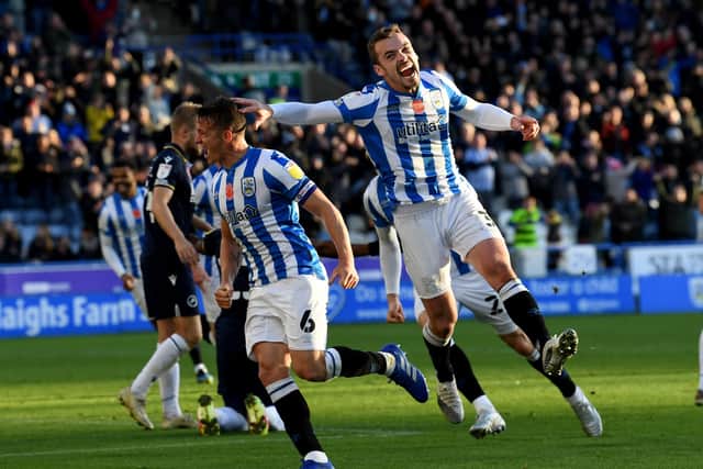 POSITIVE INFLUENCE: Huddersfield Town midfielder Jonathan Hogg