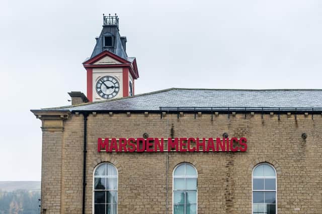 Marsden Community Trust is drawing up plans for the restoration work at Marsden Mechanics, on the clock tower, interior and exterior building works. Image by James Hardisty