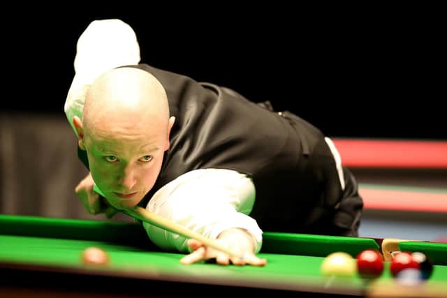 Chris Wakelin lost out 6-3 to world No 2 Judd Trump at the UK Snooker Championship at York's Barbican. Picture: Nigel French/PA
