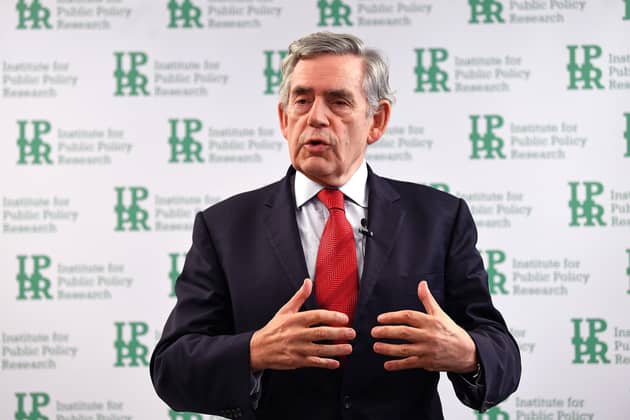 Former premier Gordon Brown is pressing for global action on Covid vaccines.