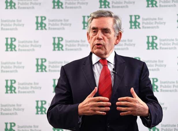 Former premier Gordon Brown is pressing for global action on Covid vaccines.