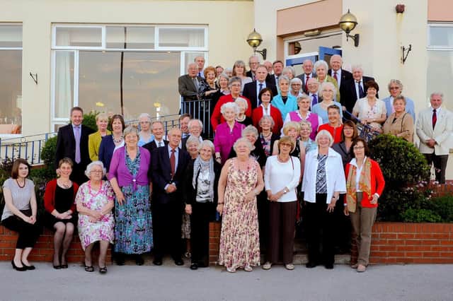 The East Yorkshire and Bad Salzuflen Twinning dinner at the Expanse Hotel in 2014. (NBFP PA1420-22b)