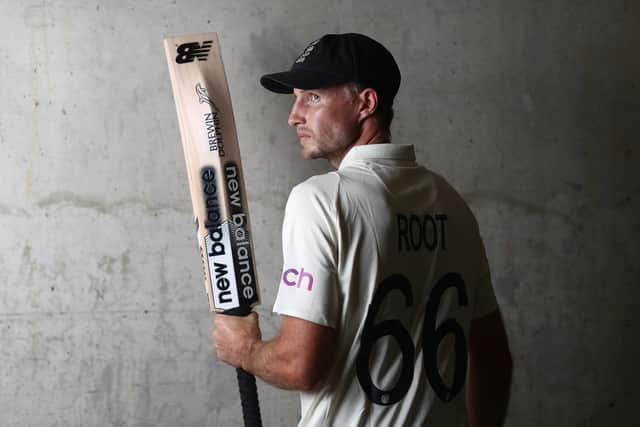 Joe Root poses during an England portrait session at The Gabba in Brisbane Picture: Chris Hyde/Getty Images
