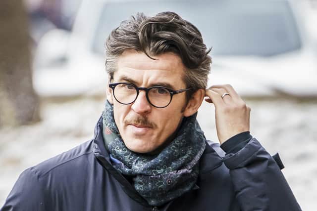 Bristol Rovers manager Joey Barton arrives at Sheffield Crown Court to appear charged with causing actual bodily harm to the then Barnsley manager Daniel Stendel in April 2019