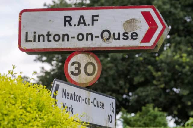 Most of the homes are vacant after military personnel moved away when the Government decided to shut down RAF Linton-on-Ouse.