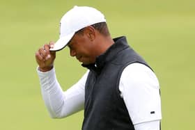 lucky to be alive: Tiger Woods has recovered from the car crash that left him hospitalised. Pictures: Richard Sellers/PA Wire