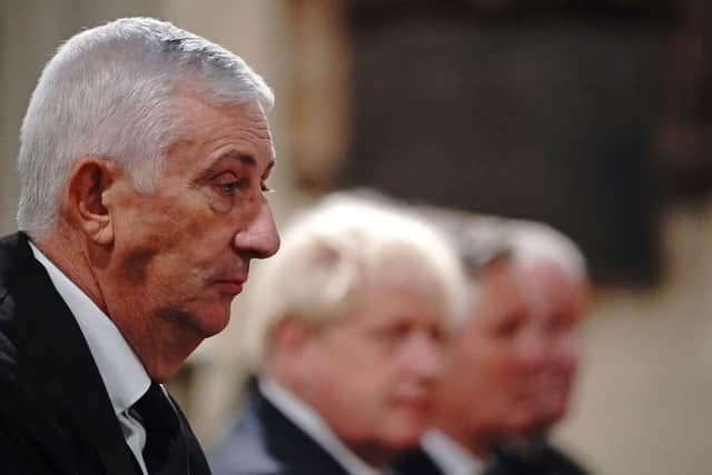 Sir Lindsay Hoyle is the Speaker of the House of Commons.