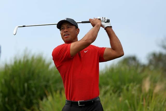 TIGER WOODS: Will play on professionally after car crash. Picture: Mike Ehrmann/Getty Images.