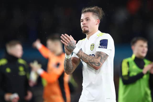 BIG WIN: Kalvin Phillips celebrates following Leeds United's win over Crystal Palace. Picture: Getty Images.