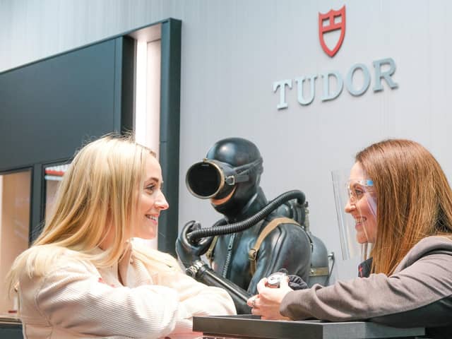 Tudor’s first UK store outside of London is in Meadowhall, Sheffield.