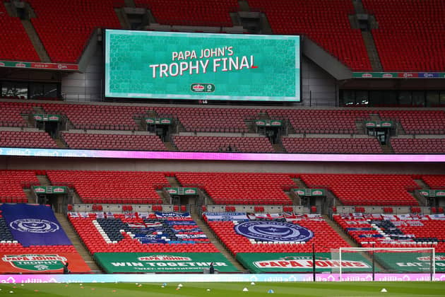 PAPA JOHN'S TROPHY: The draw for the Round of 16 will be held on Saturday. Picture: Getty Images.