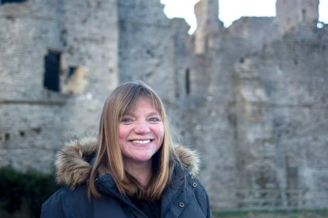 Reverend Kate Bottley on BBC Winter Walks. (Pic credit: BBC)