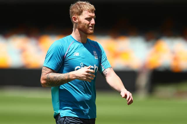 Ben Stokes looks on during an England Ashes Squad nets session at The Gabba on November 28, 2021 in Brisbane, Australia. (Picture: Chris Hyde/Getty Images)