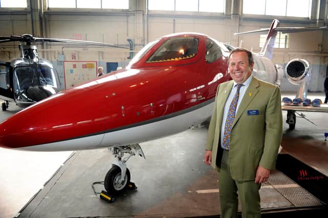 Chris Makin has promised to invest in the airfield site and create jobs