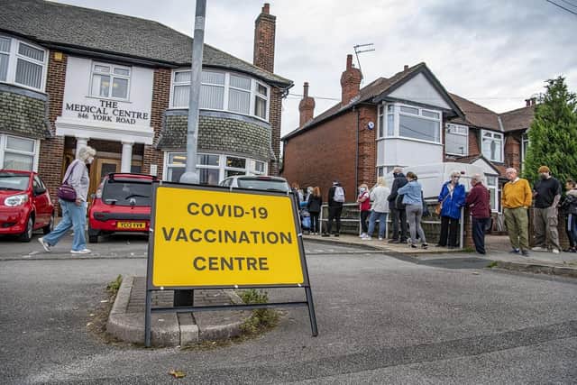 There are vaccination centres in North Yorkshire offering the Covid booster jab. (Pic credit: Tony Johnson)