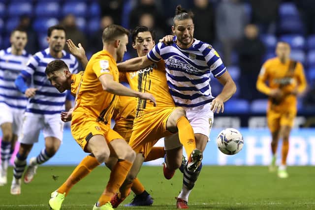 MATCH ACTION: Reading 1-1 Hull City. Picture: Getty Images.