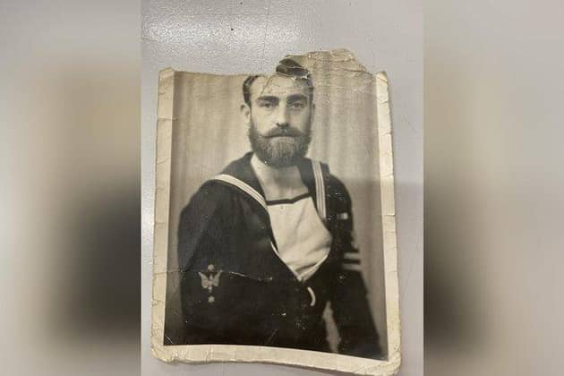 Harry Wood, pictured, was a leading seaman, as well as a 3rd class wireless telegraphist. (Credit: Braeburn Primary and Nursery Academy)