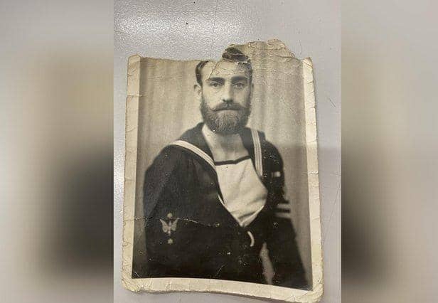 Harry Wood, pictured, was a leading seaman, as well as a 3rd class wireless telegraphist. (Credit: Braeburn Primary and Nursery Academy)
