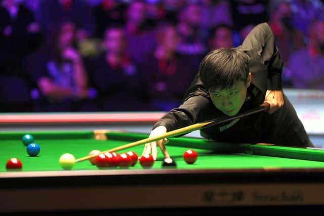 Zhao Xintong in action in York.
