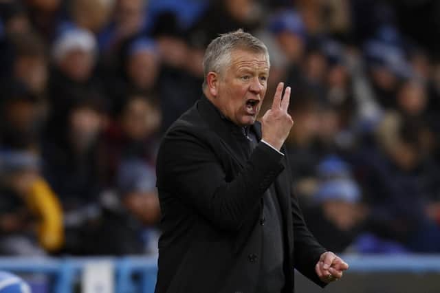 Chris Wilder: Praised Blades' grit. Picture: Getty Images