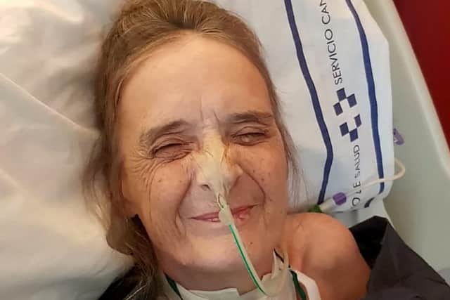 She was just two days into a family hospital after she was struck down by “severe food poisoning”.