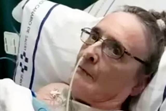 Jennifer Wardle, 70, found herself in hospital on the Island of Gran Canaria