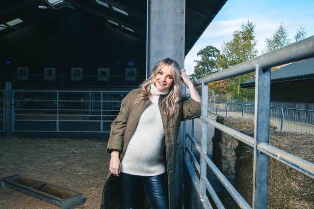 Helen Skelton is due to give birth at the end of the month - and has someone on standby in case anything happens while live on TV