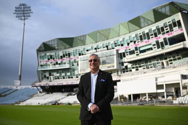 LORD PATEL: Is 'delighted' to welcome Gough to Yorkshire CCC. Picture: Getty Images.