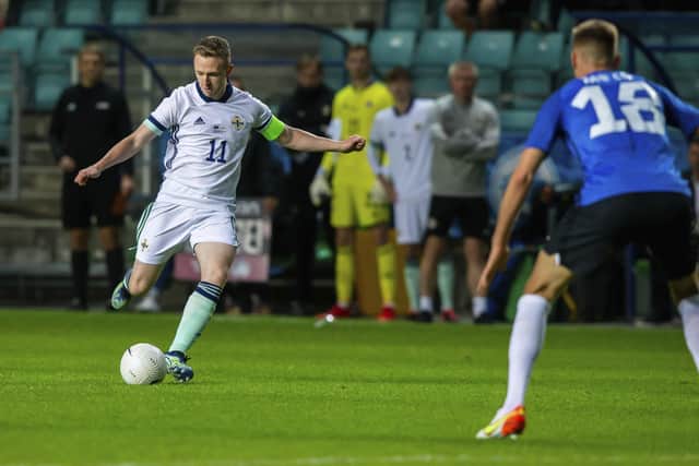 Ready to return: Northern Ireland international Shane Ferguson is fit to return for Rotherham tonight.  (AP Photo/Raul Mee)