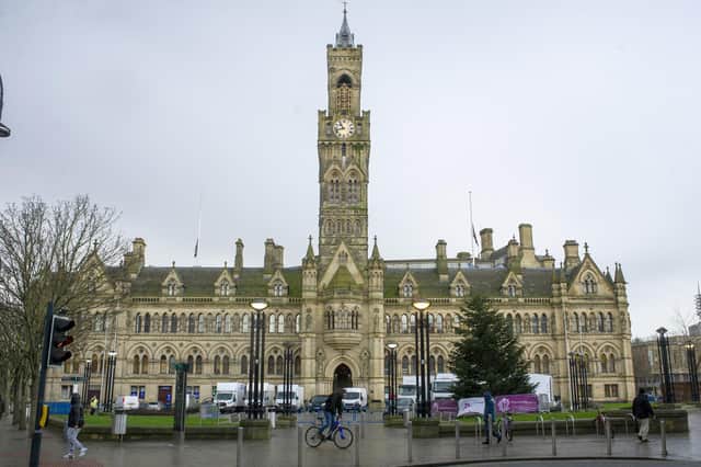 Bradford City Hall. Picture: Tony Johnson.