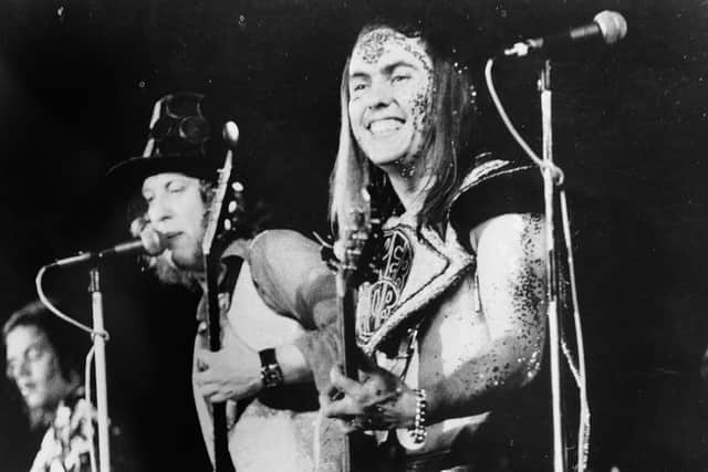 Slade at Leeds University in June 1973. Picture: Steve Riding